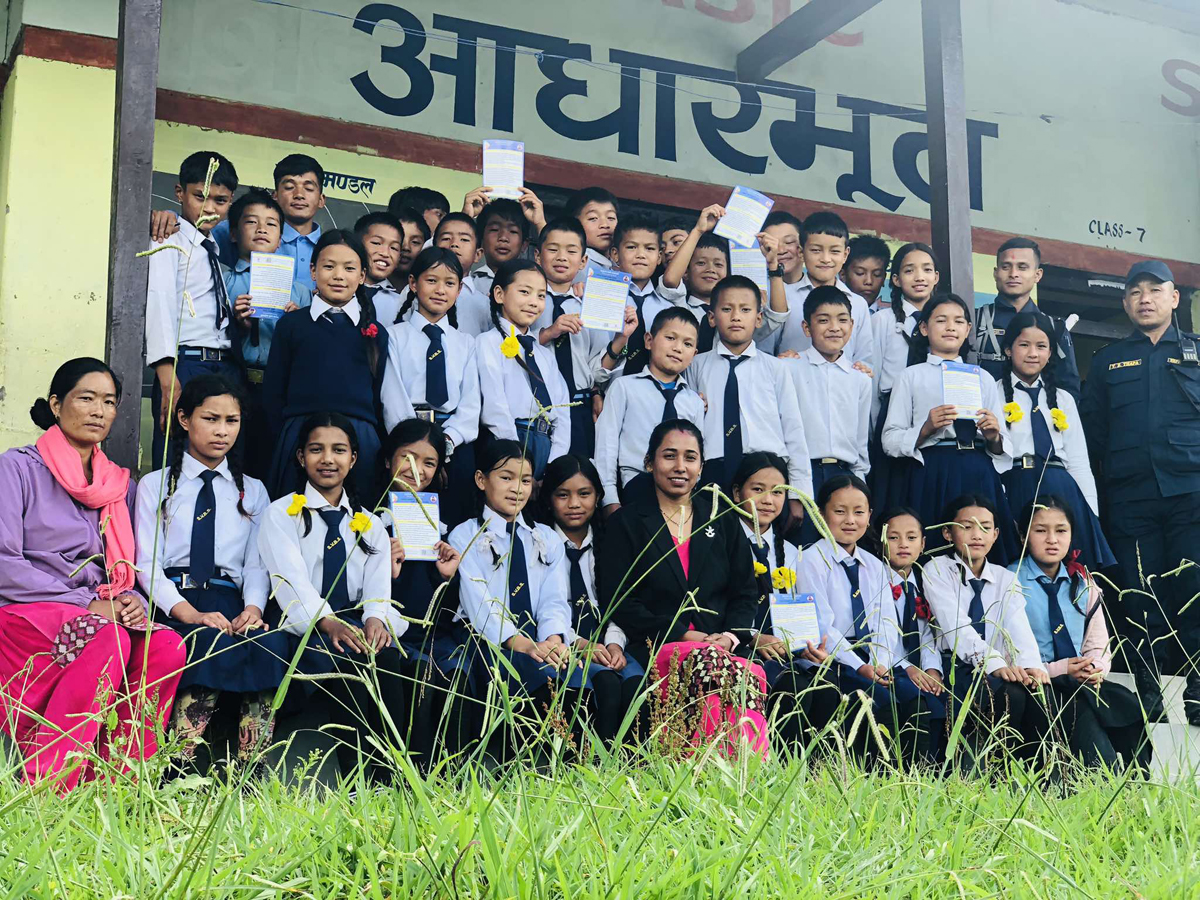 विद्योदय आविमा साइबर अपराध, लागूऔषध र बालविवाह रोकथाम कार्यशाला
