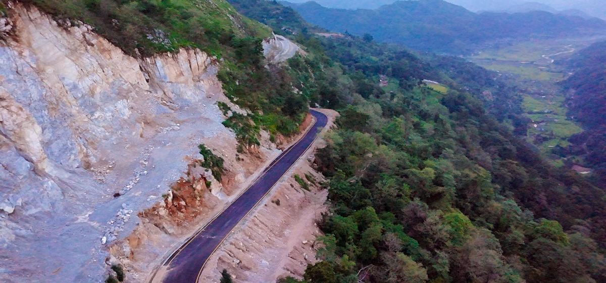 पर्वतमा एक वर्षमा ४५ किलोमिटर सडक कालोपत्र, ३०० किलोमिटर हाराहारीमा पक्की सडक