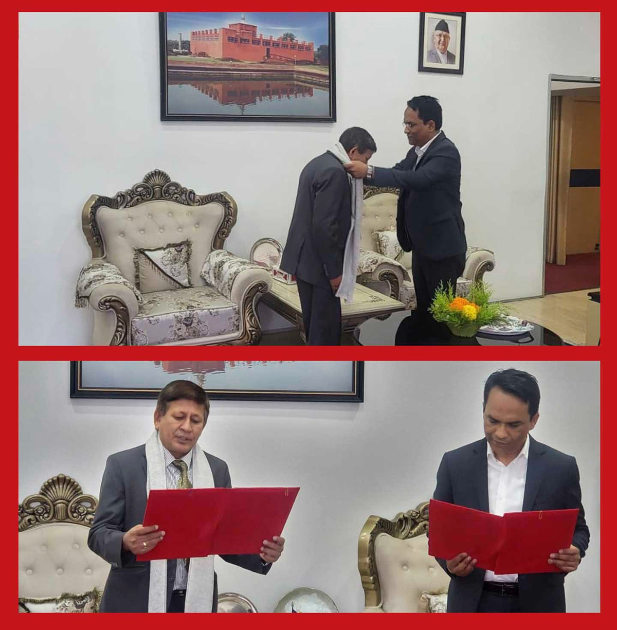 प्रभु बैंकका सञ्चालक समितिका अध्यक्ष किशोर जंग कार्कीले गरे पदभार ग्रहण