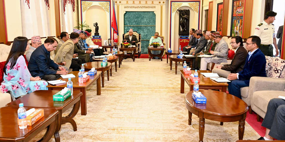 स्वच्छ र निष्पक्ष रूपमा निर्वाचन हुन्छ भन्ने विश्वास दिलाउन लागौँ : राष्ट्रपति पौडेल