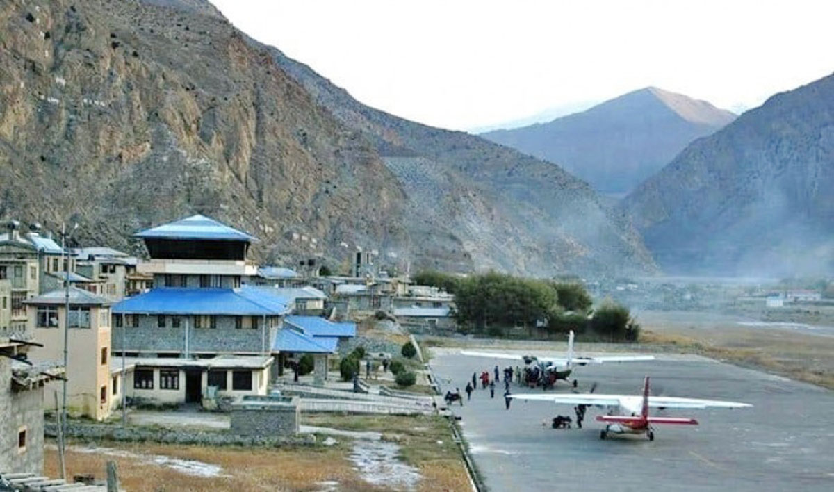 पोखरा–जोमसोम हवाई सेवा तीन महिनाका लागि स्थगन
