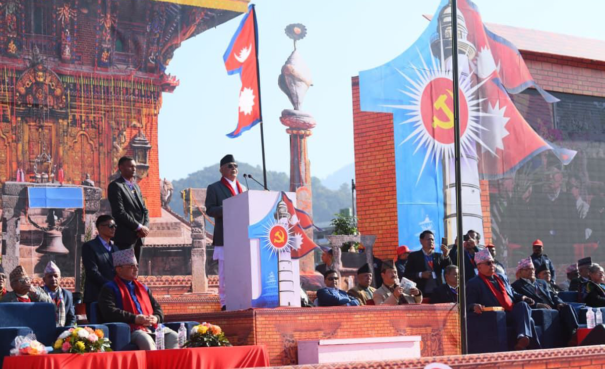 एमालेले अर्को एमालेसँग मन मिलाउनु, हात मिलाउनुमै पार्टी र देशको हित हुन्छ : अध्यक्ष ओली