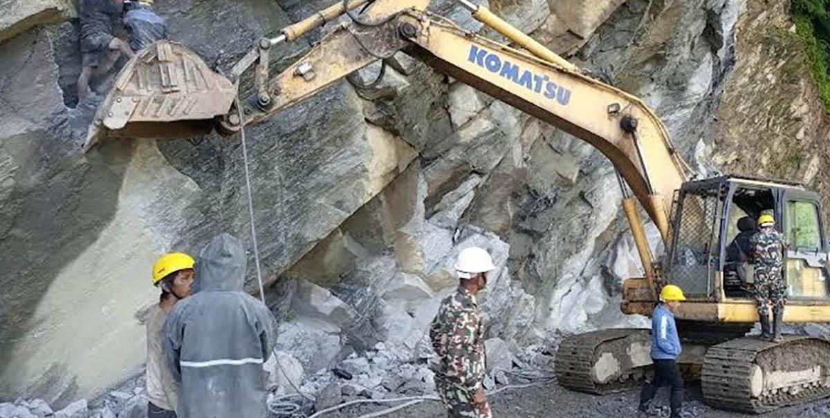 द्रुत गतिमा निर्माण हुदै च्याम्ताङ-घोङघप्पा सडक, आवागमनदेखि विकाससम्मको नयाँ ढोका खुल्ने