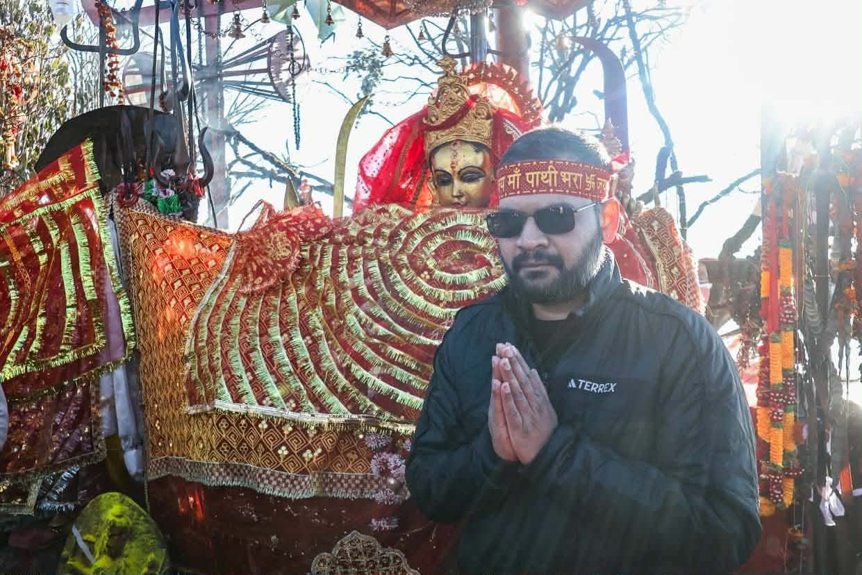 पाथिभरा माताको दर्शन गर्न पुगे बालेन शाह ताप्लेजुङ