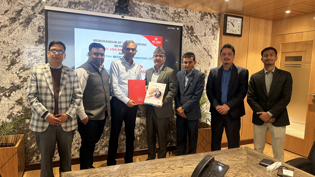 एनआईसी एशिया बैंकका ग्राहकले अपोलो अस्पतालमा स्वास्थ्य उपचार गर्दा १० प्रतिशतसम्म छुट सुविधा पाउने