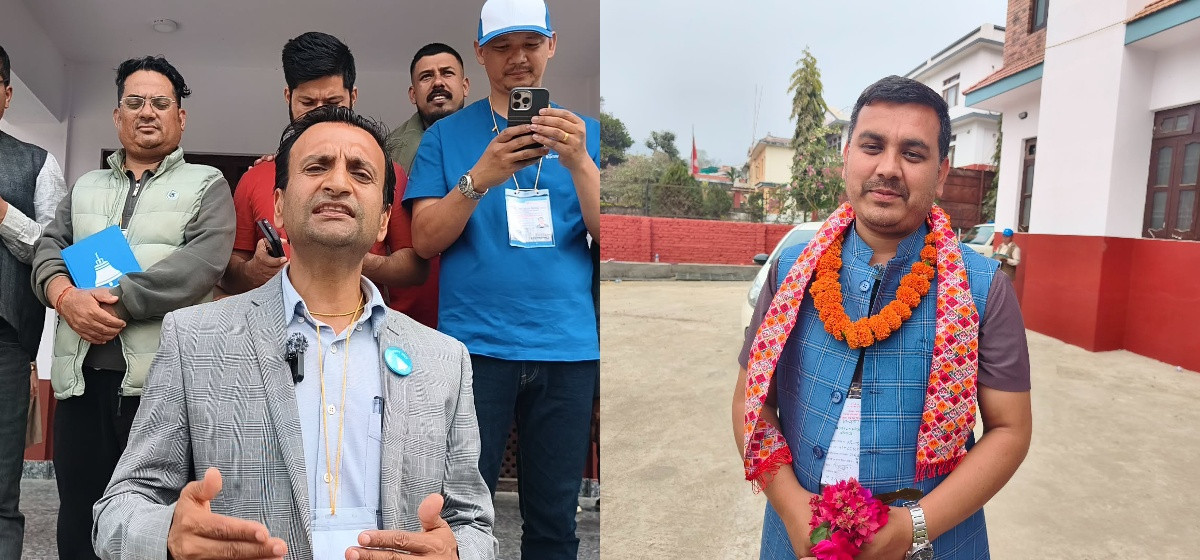 सिन्धुलीका दुवै क्षेत्रमा रास्वपाको विजय, धनेन्द्र कार्की र आशिष गजुरेल निर्वाचित