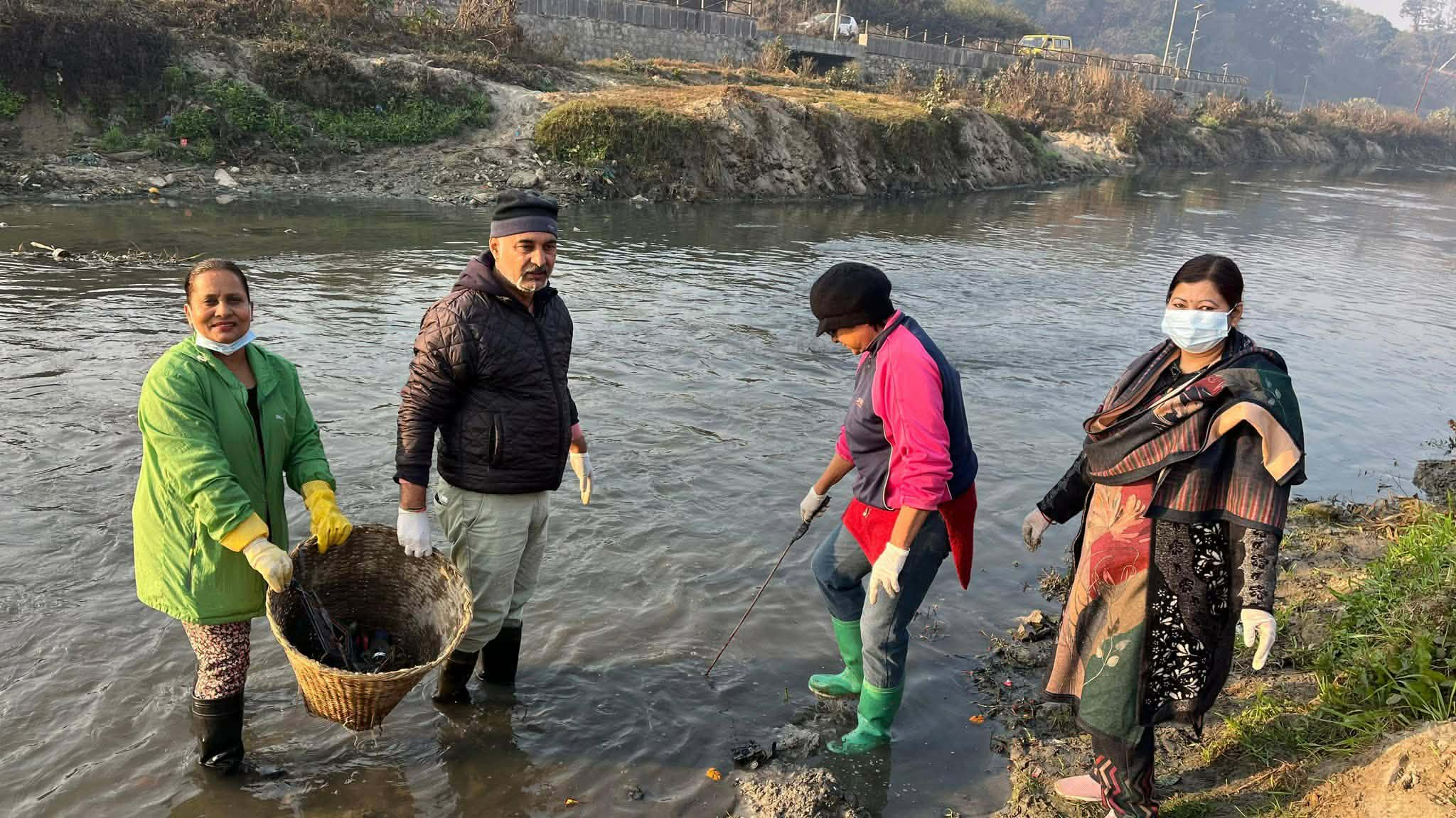 बागमती नदी सफाइ महाअभियान १४औं वर्षमा प्रवेश, २२ हजार मेट्रिक टनभन्दा बढी फोहर व्यवस्थापन
