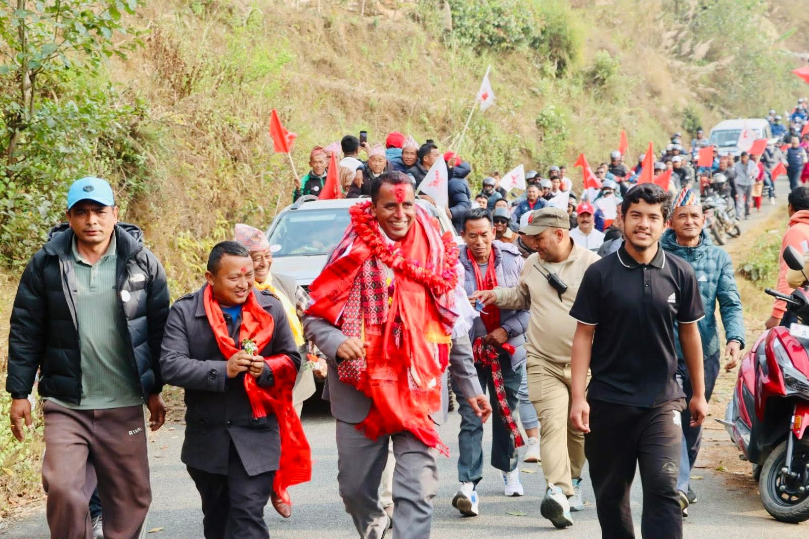 सिन्धुपाल्चोक–२ बाट नेकपाका युवराज दुलाल निर्वाचित