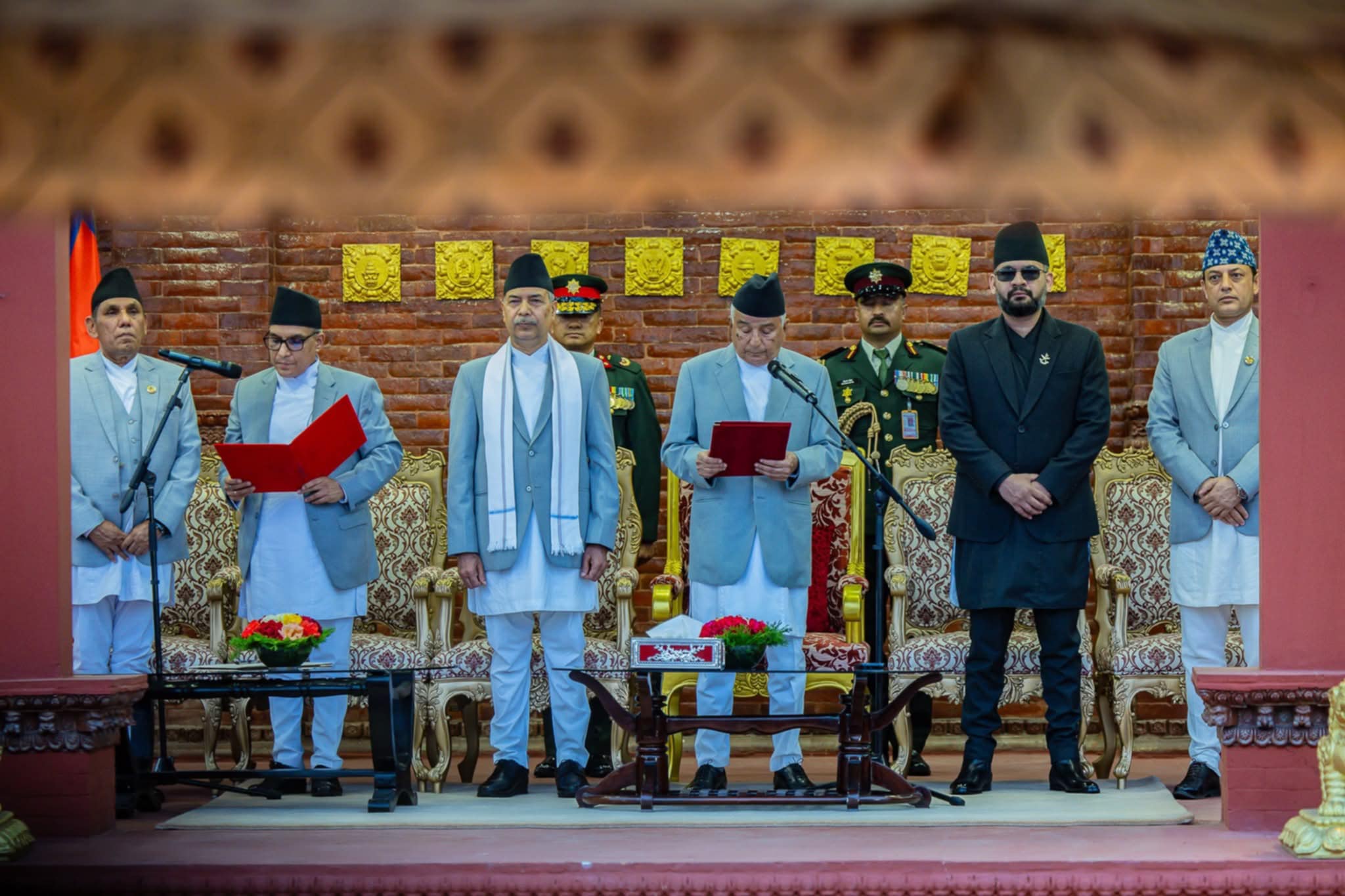 प्रधानन्यायाधीश डा.शर्माले लिए पद तथा गोपनीयताको शपथ