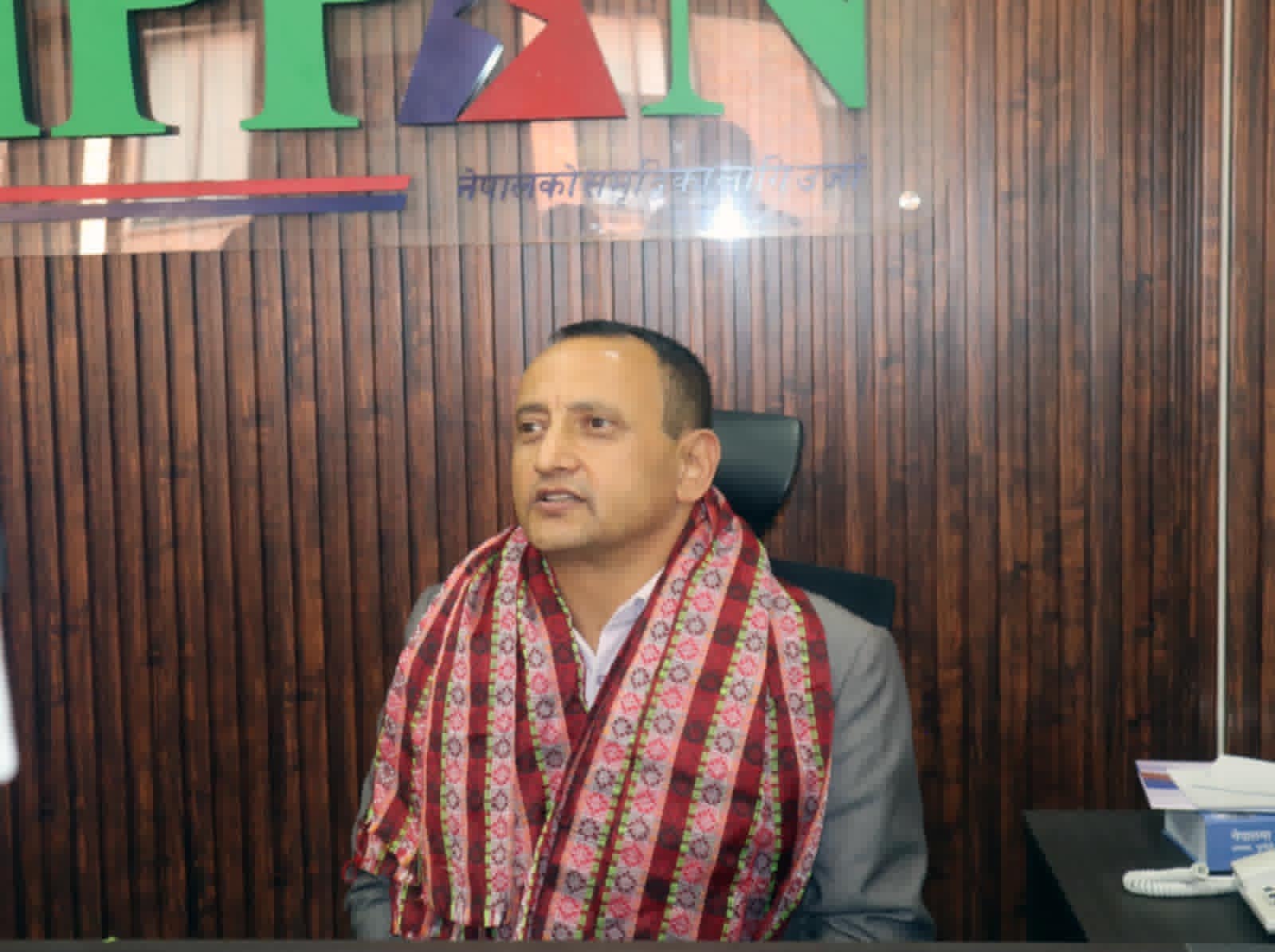 इप्पानका नवनिर्वाचित अध्यक्ष डाँगीले गरे पदभार ग्रहण, ऊर्जा क्षेत्रलाई एकढिक्का बनाएर लैजाने प्रतिवद्धता