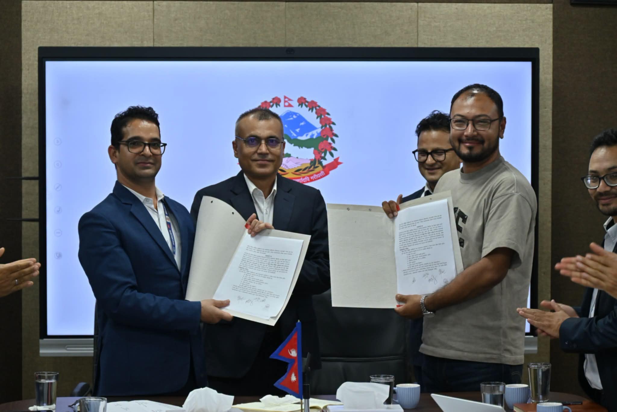 विपद् उद्धारका लागि हेलिकोप्टर, ड्रोन र राफ्टिङ सेवा उपलब्ध गराउने समझदारी