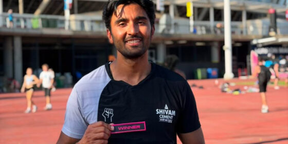 शिवम् सिमेन्टमा अनुबन्धित नेपाली स्प्रिन्टर आयुष कुँवरद्वारा ३० वर्ष पुरानो राष्ट्रिय कीर्तिमान भंग