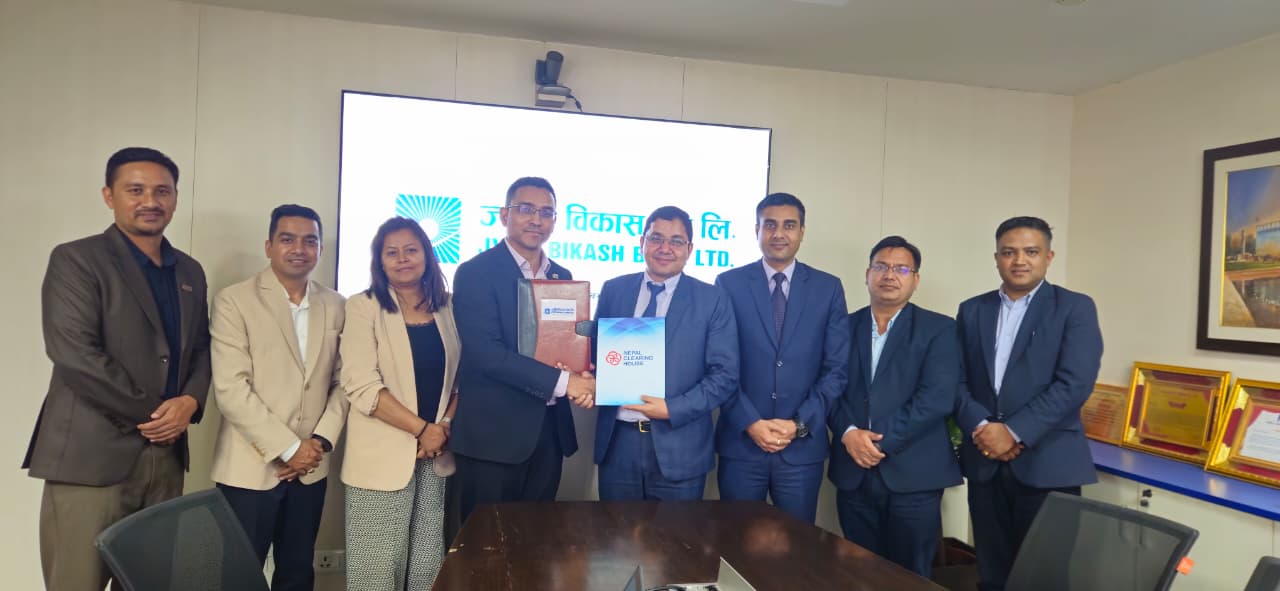 ज्योति विकास बैंकले ‘एनसिएचएल–इएफटी कार्ड सर्भिसेस्’मार्फत नेपालपे कार्ड सञ्चालन गर्ने