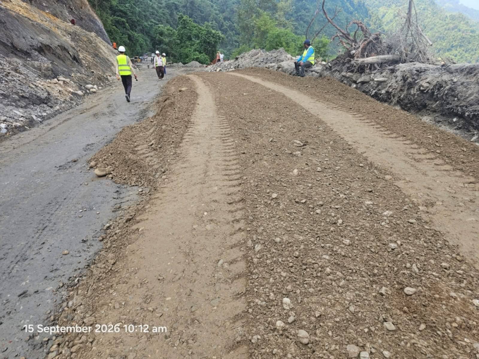 कृष्णभीरमा ट्रयाक खोल्ने काम सम्पन्न, असोज १ देखि दुईतर्फी यातायात सञ्चालन हुने