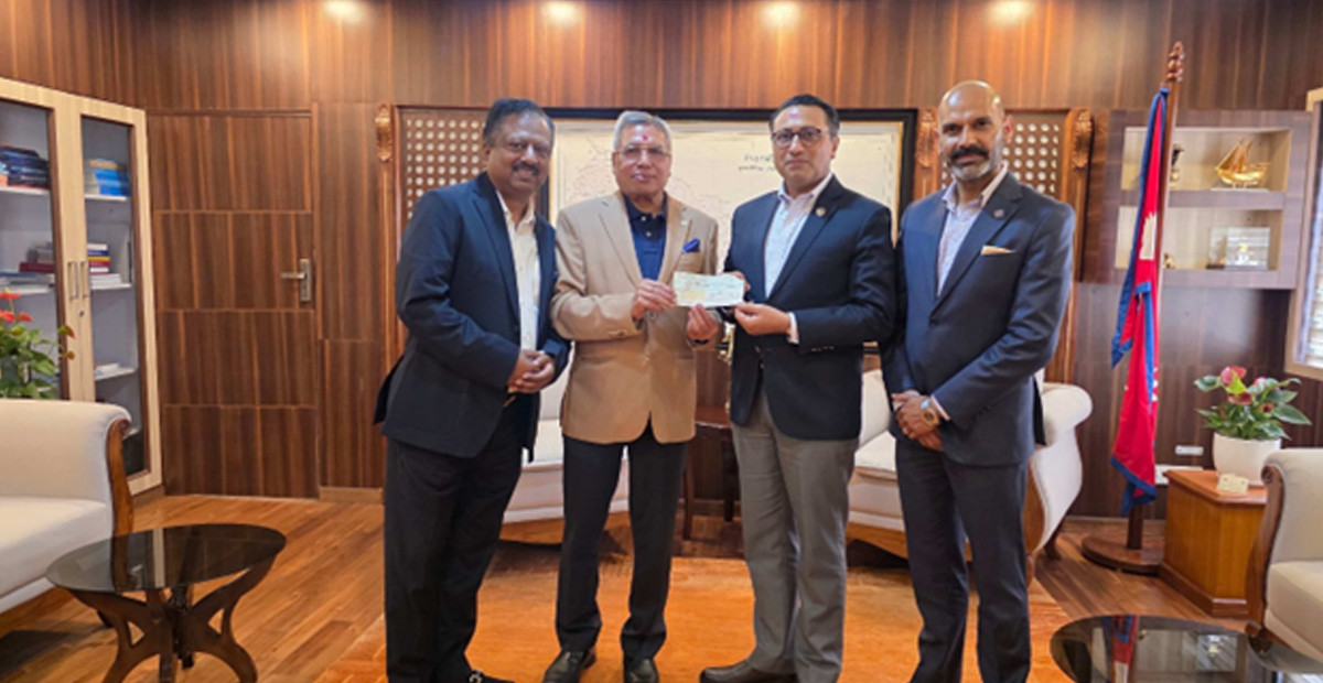 नेपाल लाइफ इन्स्योरेन्सद्वारा भोटेकोशी बाढीपीडितको राहत तथा पुर्नस्थापनाका लागि २ करोड ५१ लाख रुपैयाँ सहयोग