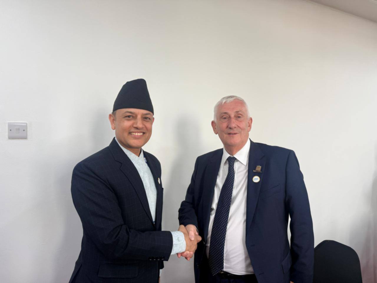 नेपाल–बेलायत संसदीय सम्बन्ध थप सुदृढ बनाउने विषयमा सभामुख अर्याल र बेलायती समकक्षीबीच भेटवार्ता