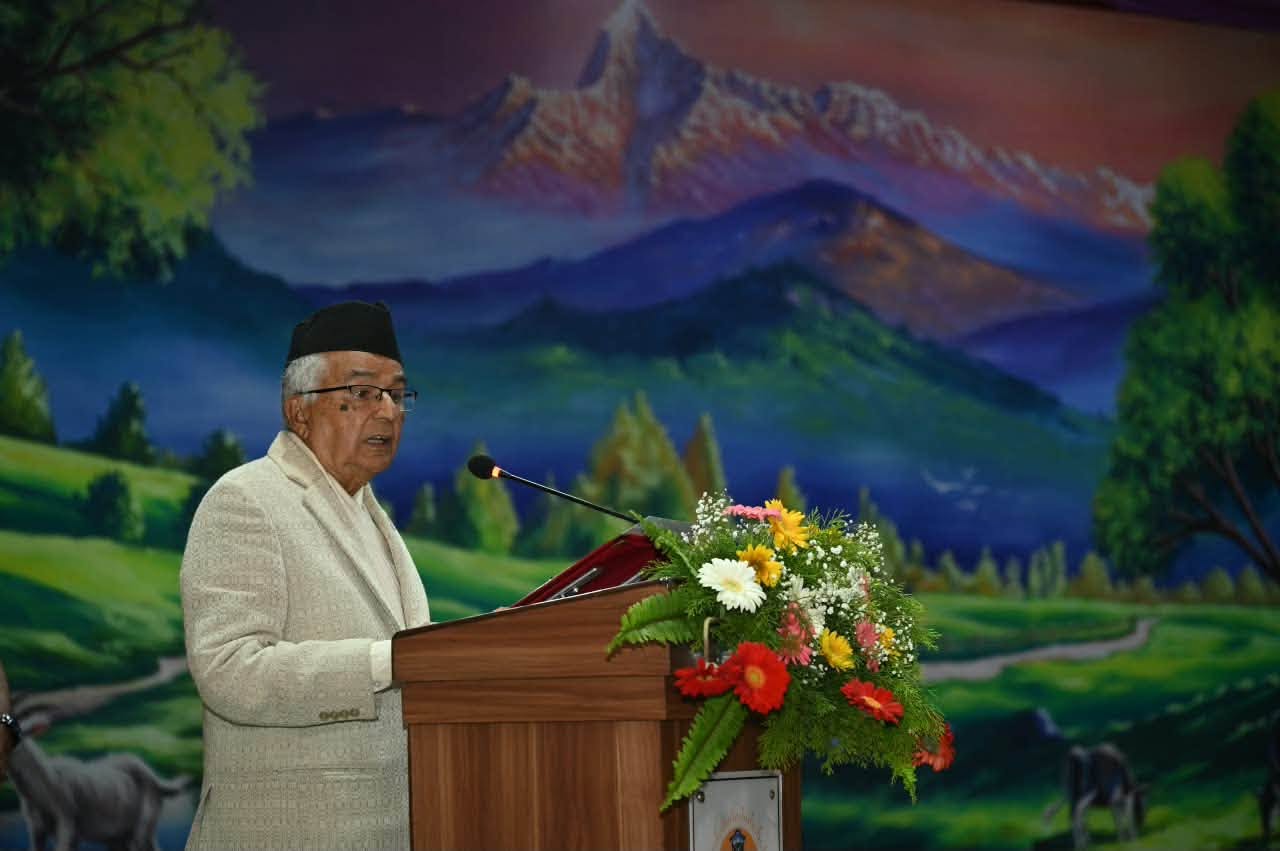 शिक्षा प्रमाणपत्रमा मात्र सीमित नभई जिम्मेवार नागरिक निर्माण गर्ने हुनुपर्छ : राष्ट्रपति पौडेल
